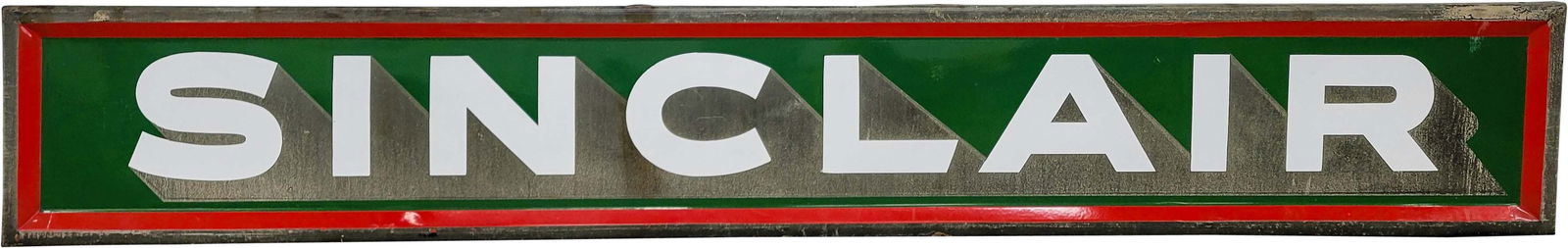 Sinclair Single Sided Porcelain Sign (1 of 2)