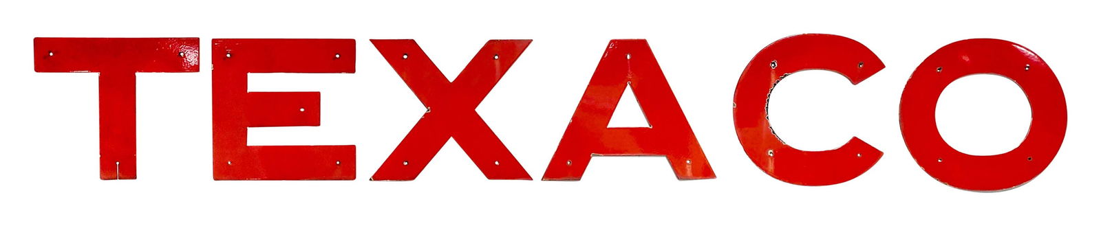 Texaco Gasoline Station Complete Letter Set SSP Sign (1 of 2)