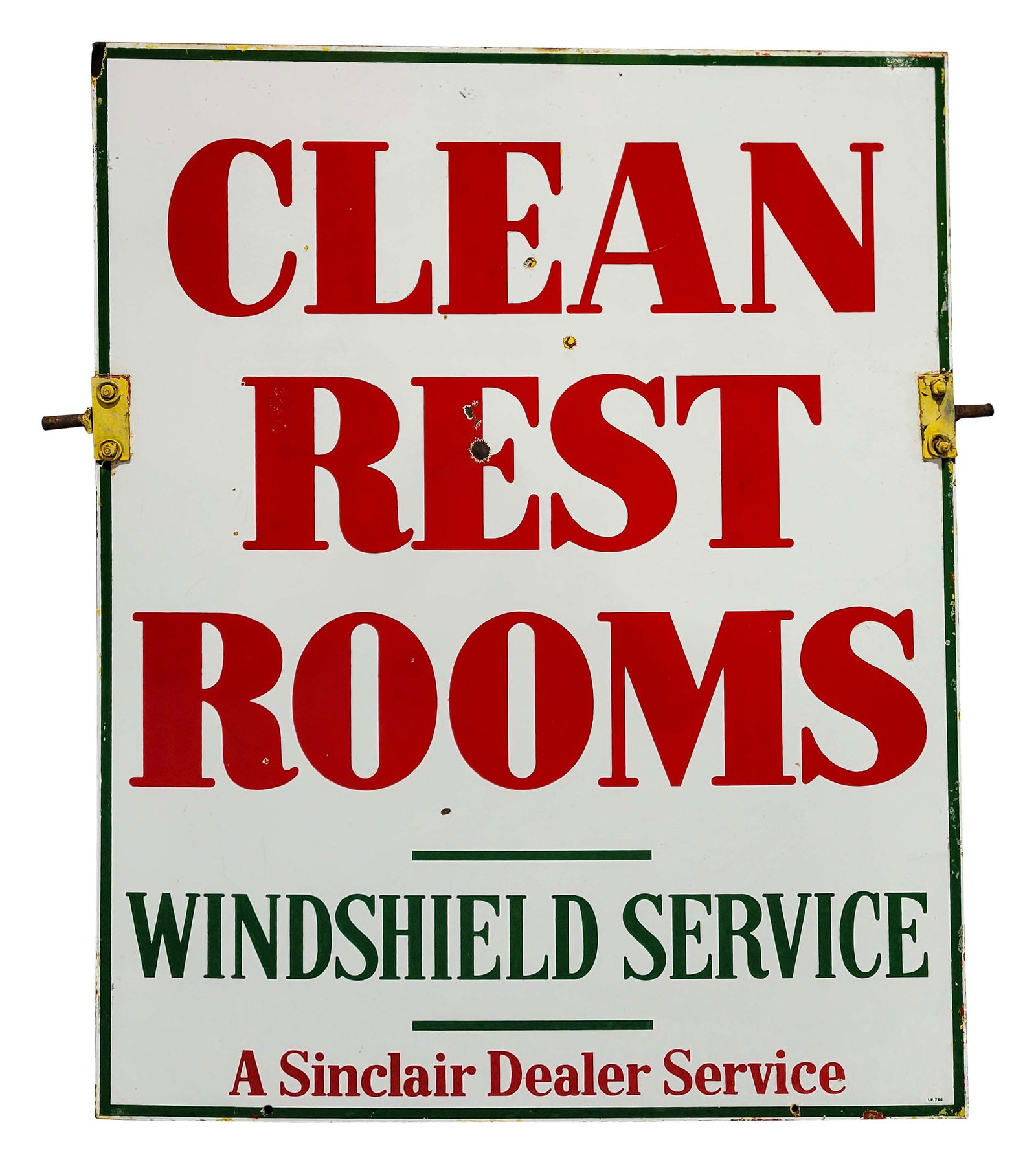 Sinclair Clean Rest Rooms Windshield Service DSP Sign (1 of 2)