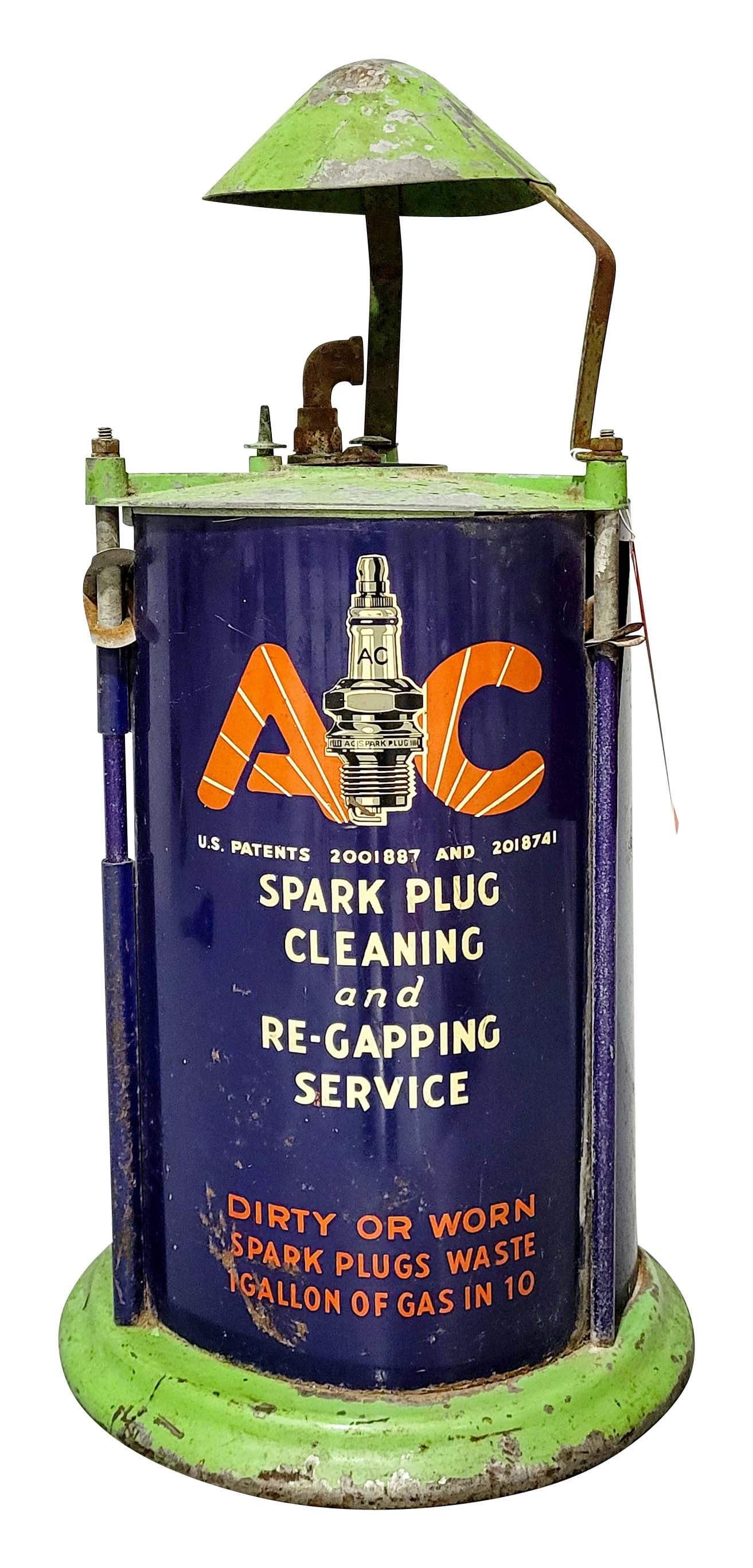 AC Spark Plug Cleaning and Re-gapping Service Cabinet (1 of 3)