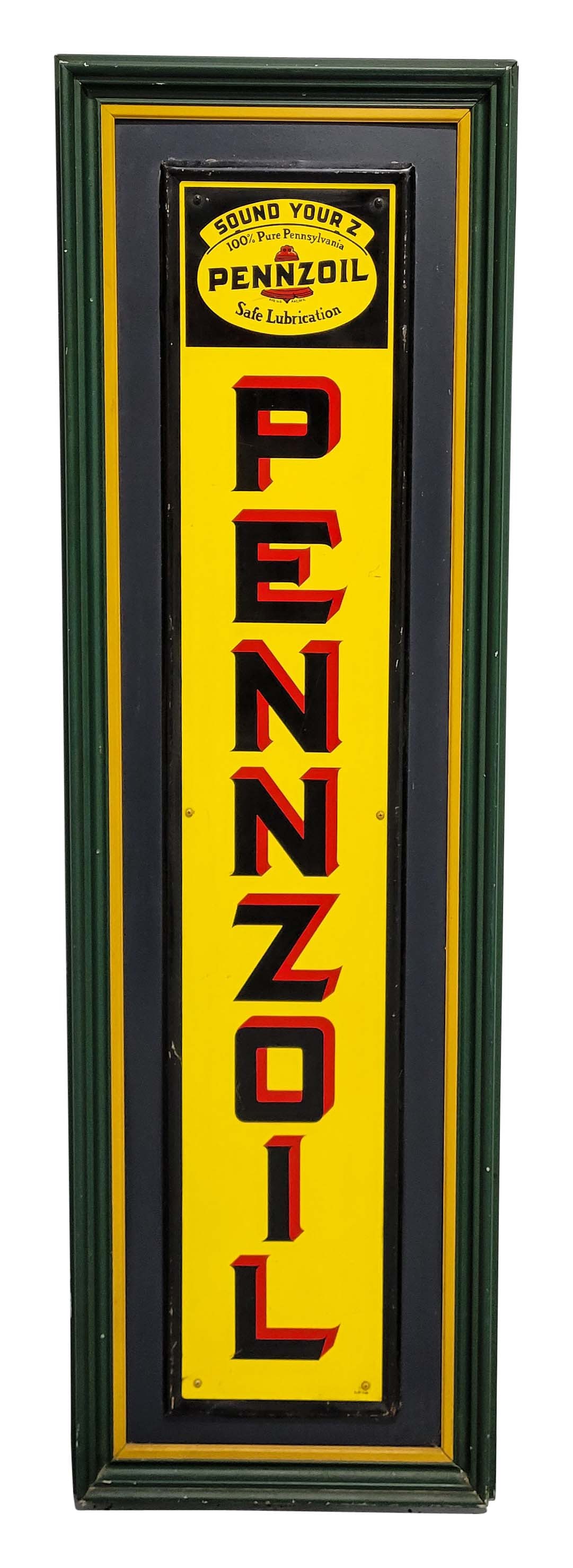 Pennzoil Sound Your Z Single Sided Metal Sign (1 of 2)