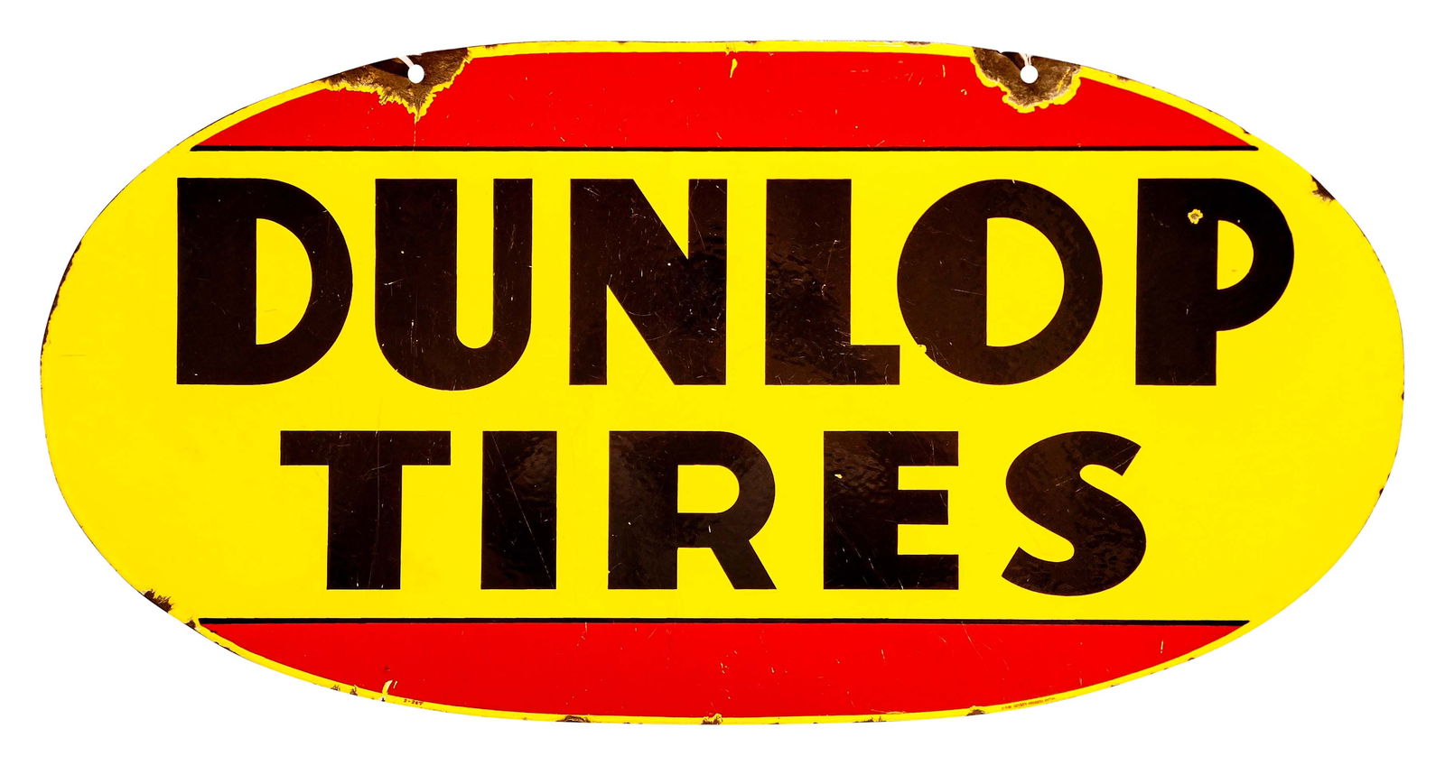 Dunlop Tires Double Sided Porcelain Sign (1 of 2)