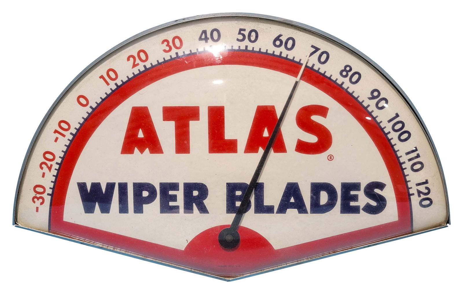 Atlas Wiper Blades Glass Faced Thermometer (1 of 2)