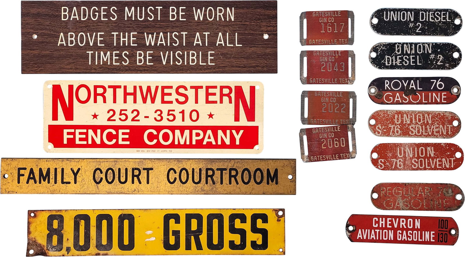 Lot of miscellaneous signs (1 of 3)