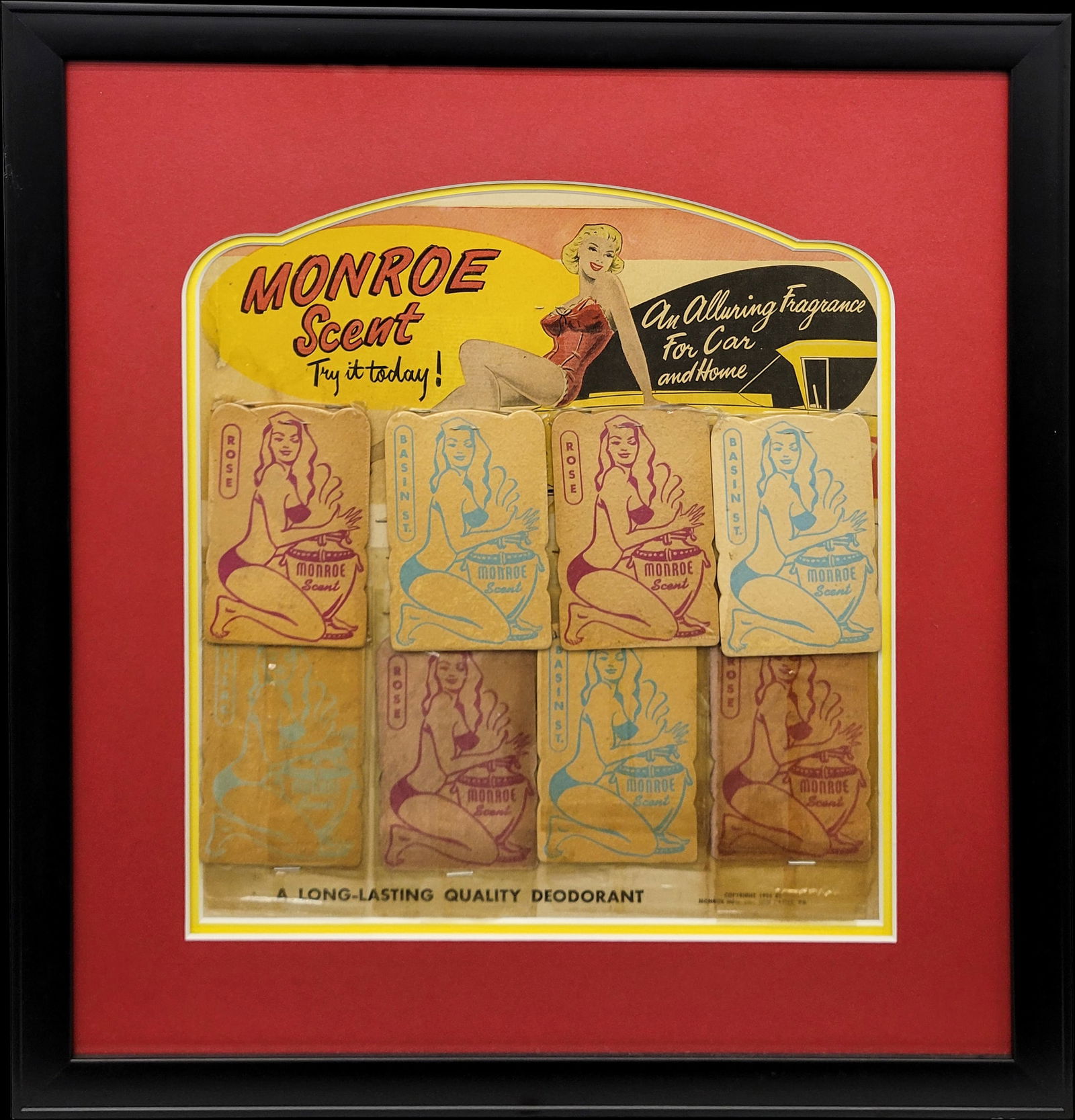 Framed 1954 Monroe Car and Home Fragrance Display (1 of 3)