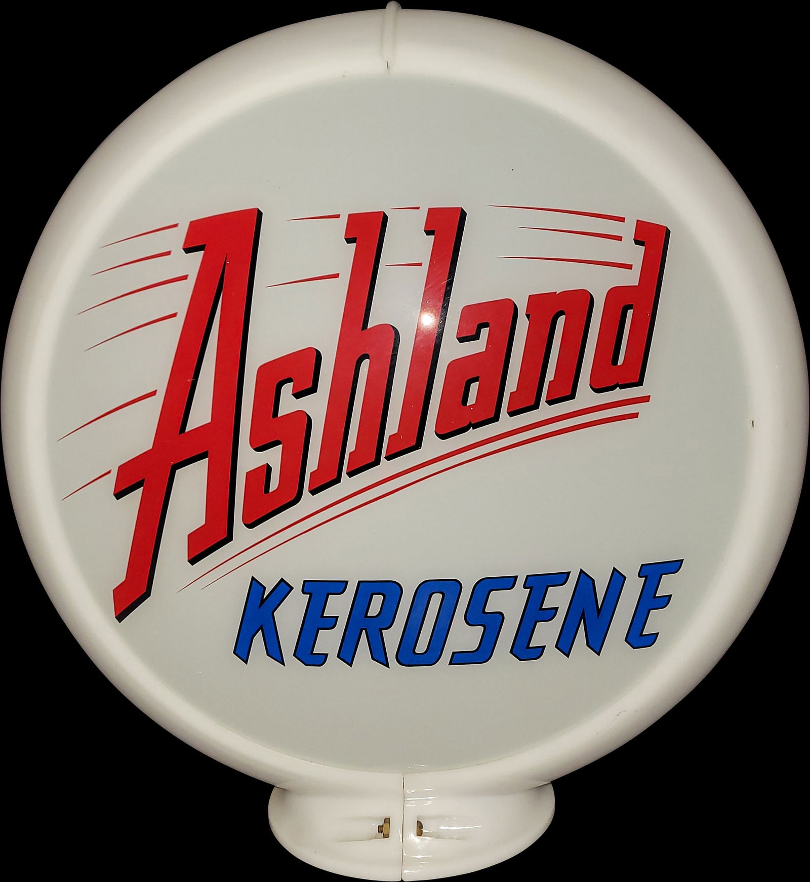 Ashland Kerosene 13.5" Complete Gas Pump Globe w/ Capco Body (1 of 2)
