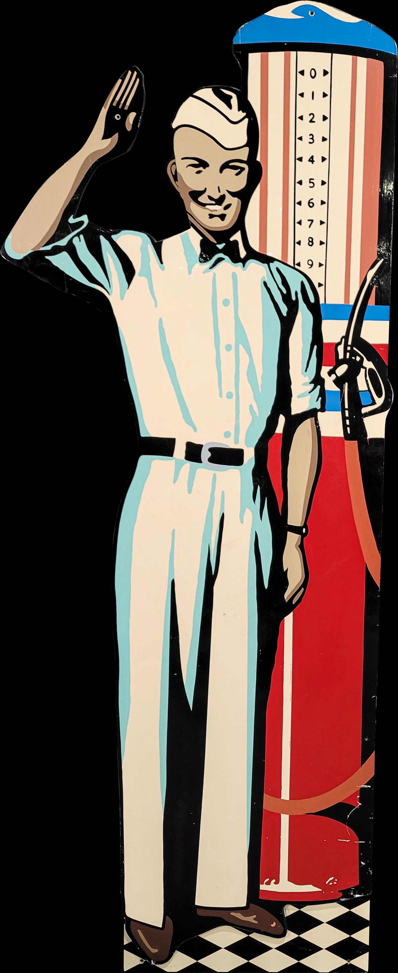 Service Station Attendant Sign (1 of 2)