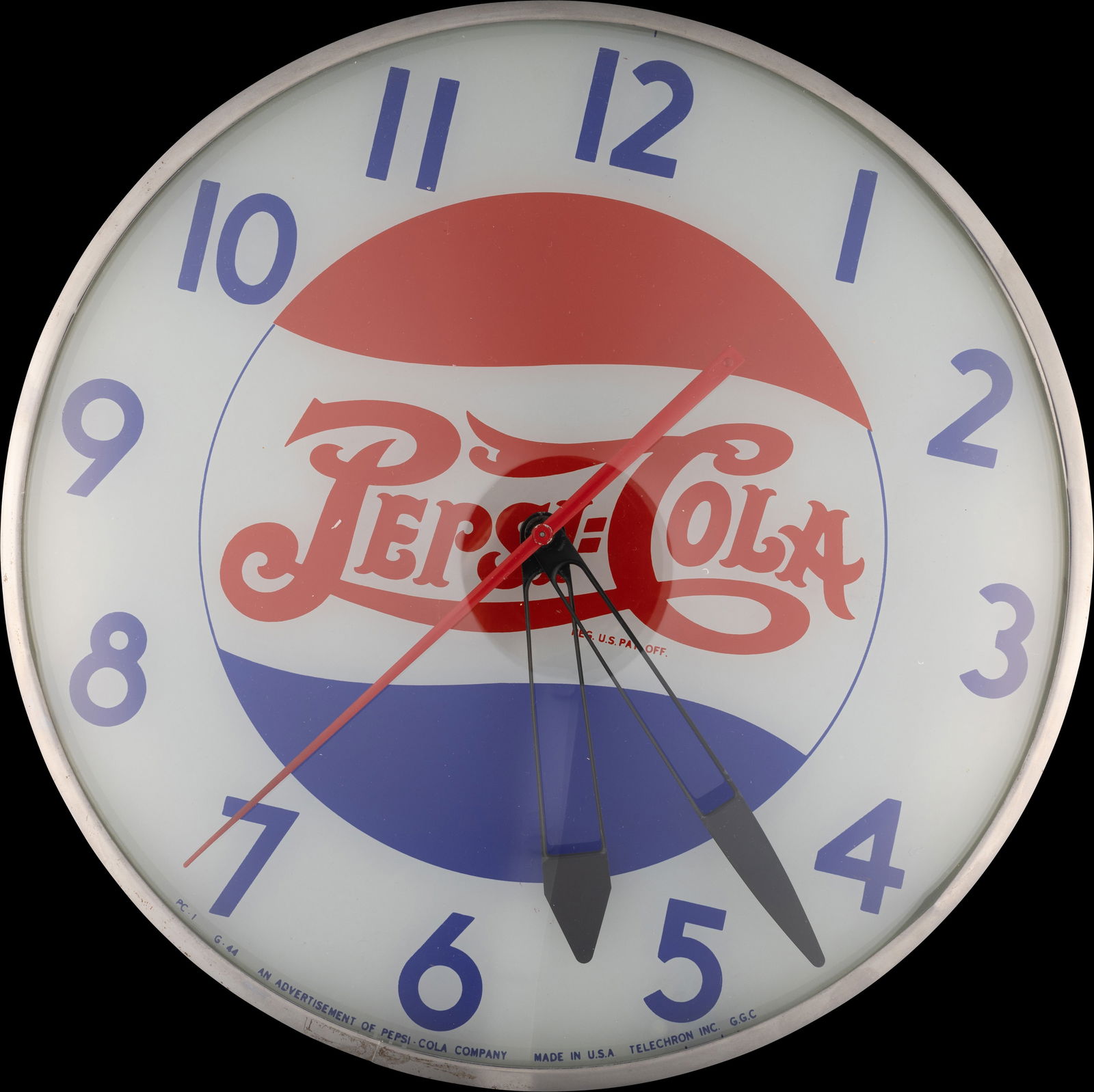 Pepsi Cola Double Dot Light Up Electric Clock (1 of 2)
