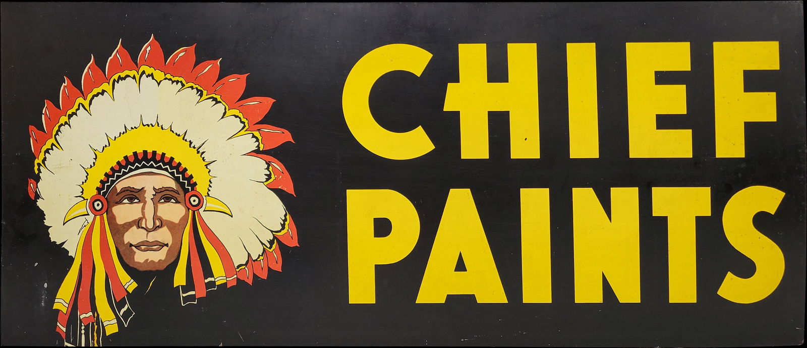 Chief Paints Double Sided Metal Sign (1 of 2)