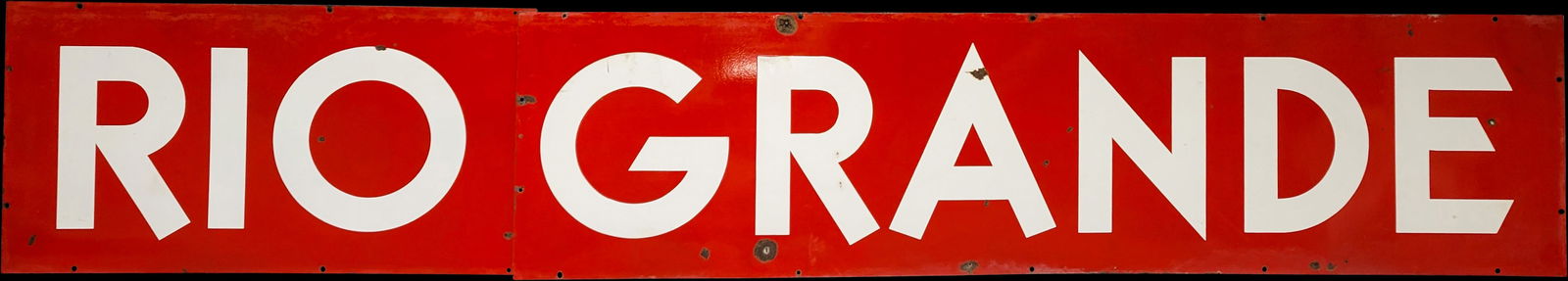 Large Rio Grande Service Station DSP Horizontal Sign (1 of 1)