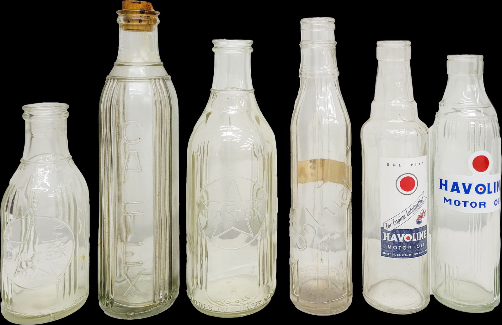 Lot of 6 Motor Oil Bottles (1 of 1)