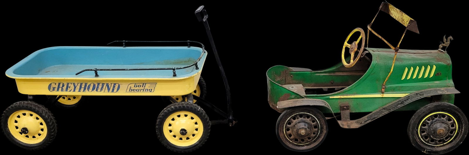 Garton Tin Lizzie Pedal Car and Greyhound Wagon (1 of 5)