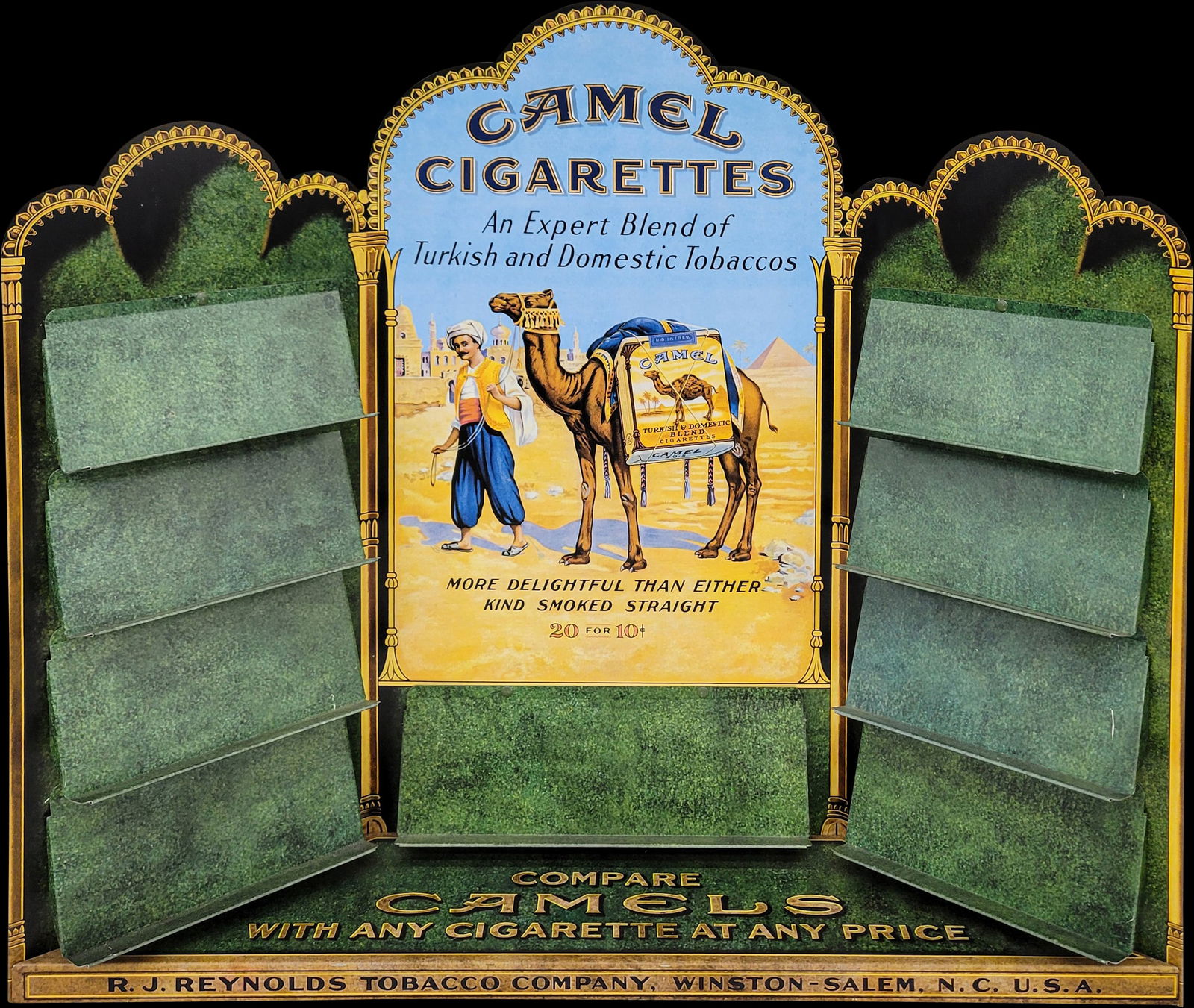 Camel Cigarettes Tin Litho Store Counter Display (1 of 2)