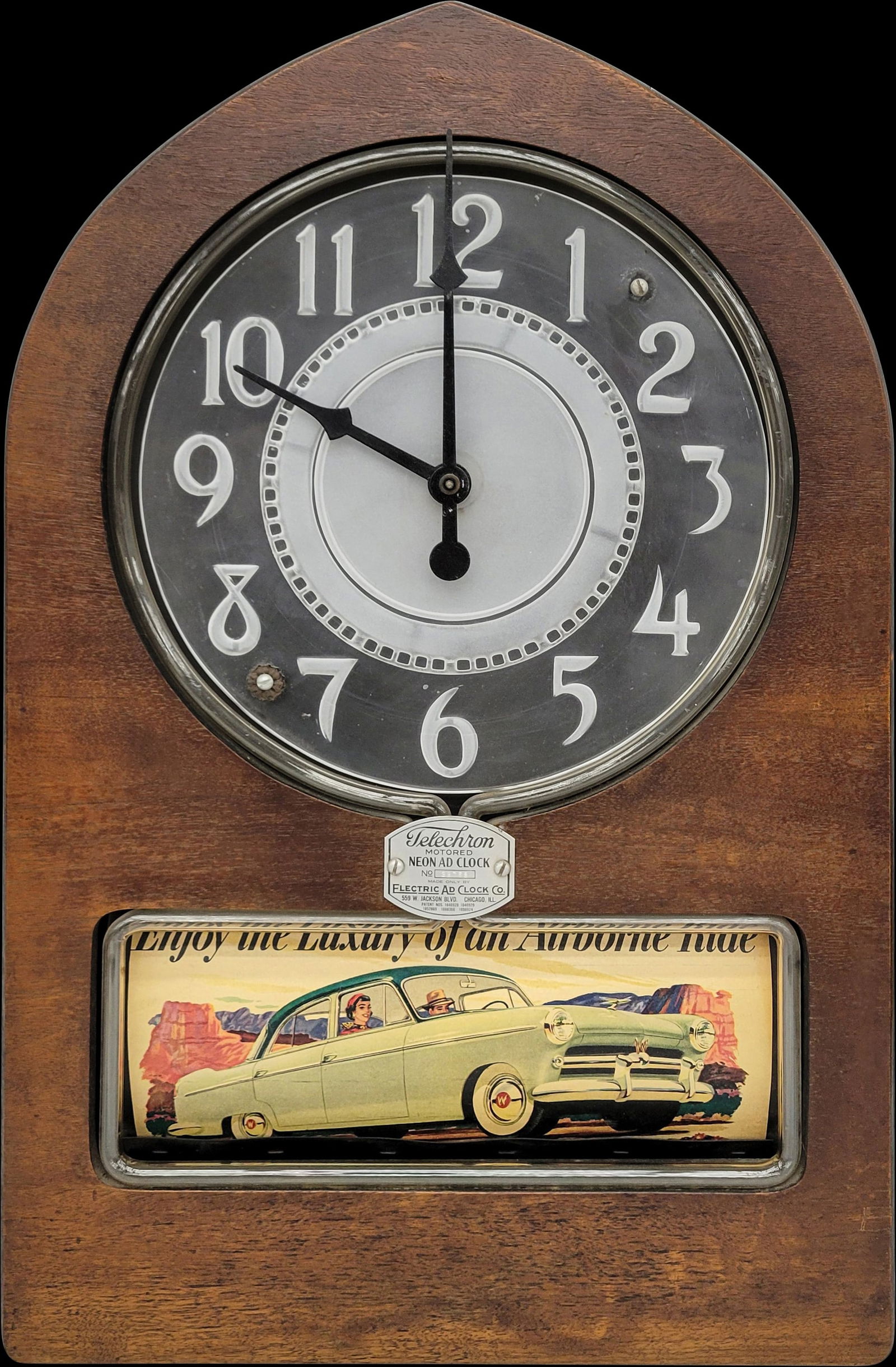 Telechron Motored Neon Ad Clock (1 of 5)