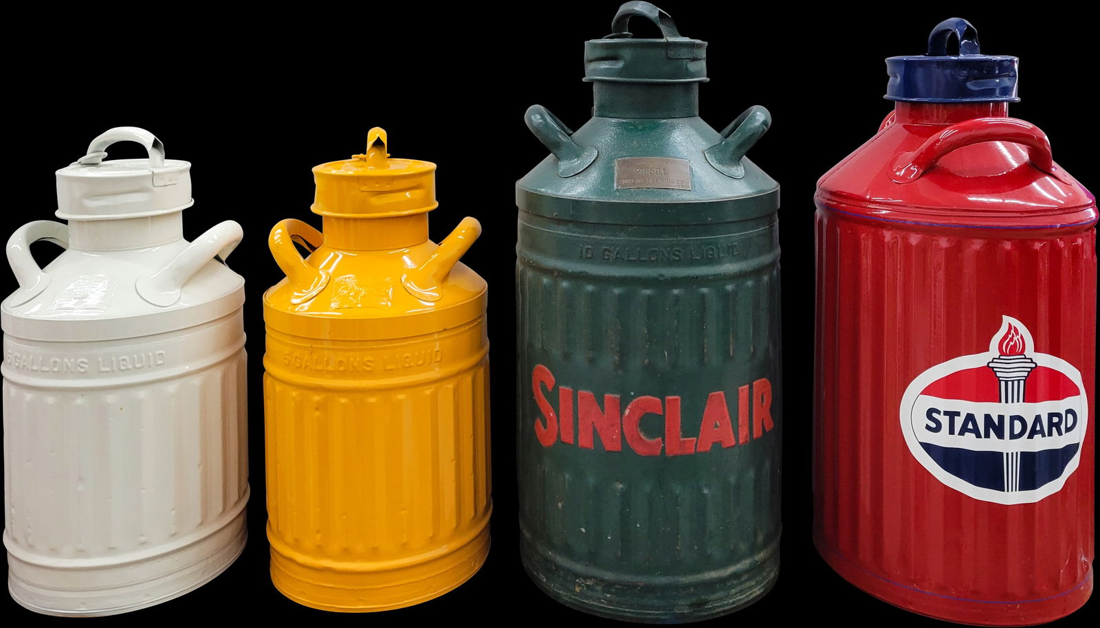 Lot of 4 Ellicso Oil Cans (1 of 3)