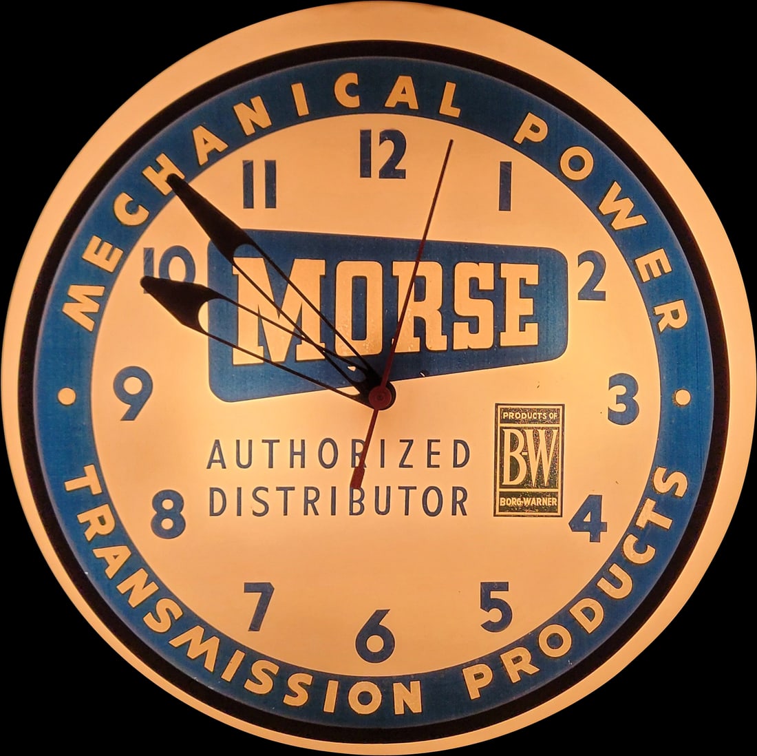 Morse Light Up Electric Clock (1 of 2)