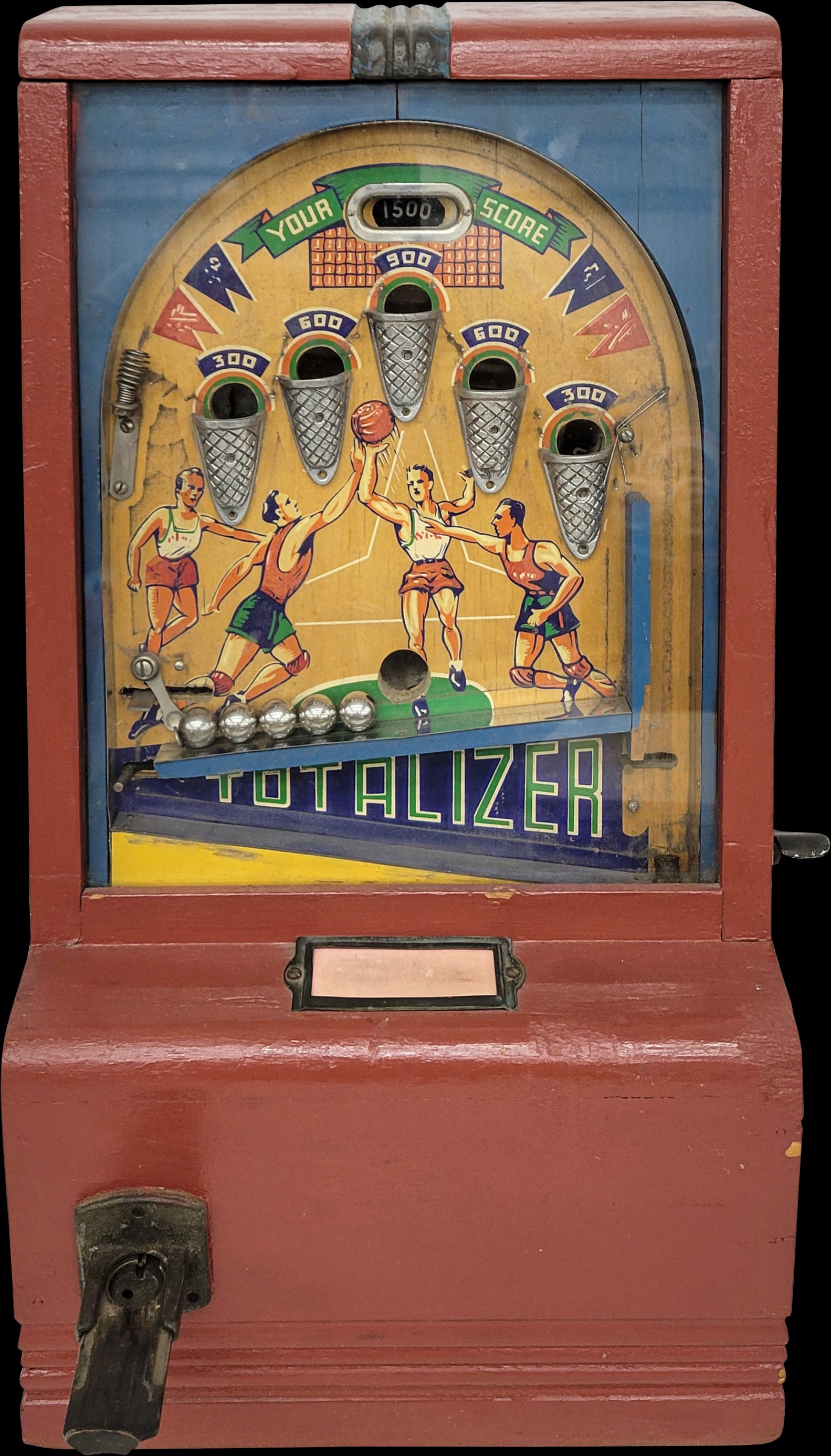 1940 Totalizer Penny Arcade Basketball Game (1 of 4)