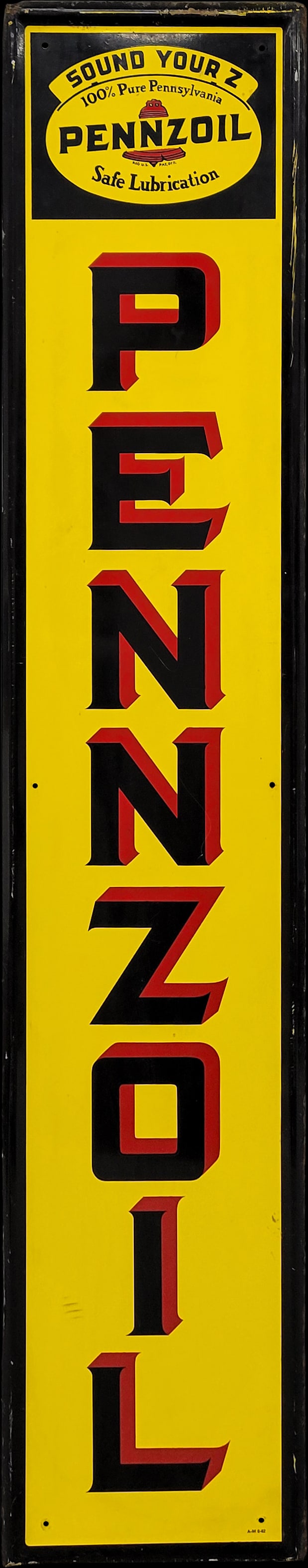 Pennzoil Sound Your Z Single Sided Tin Sign (1 of 2)