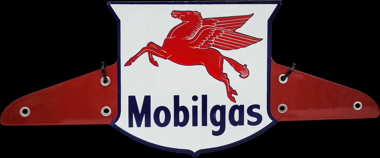 Mobilgas Tanker Truck Porcelain Sign (1 of 3)