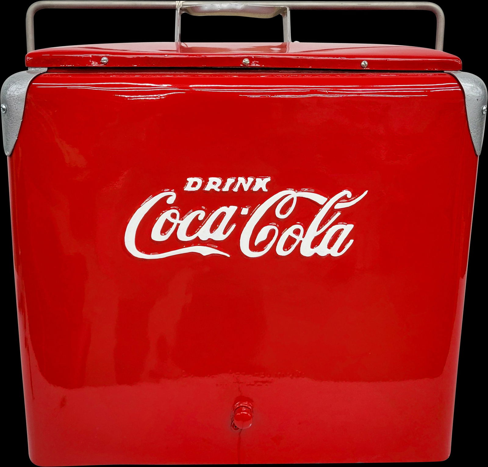 Restored Drink Coca Cola Embossed Cooler (1 of 4)