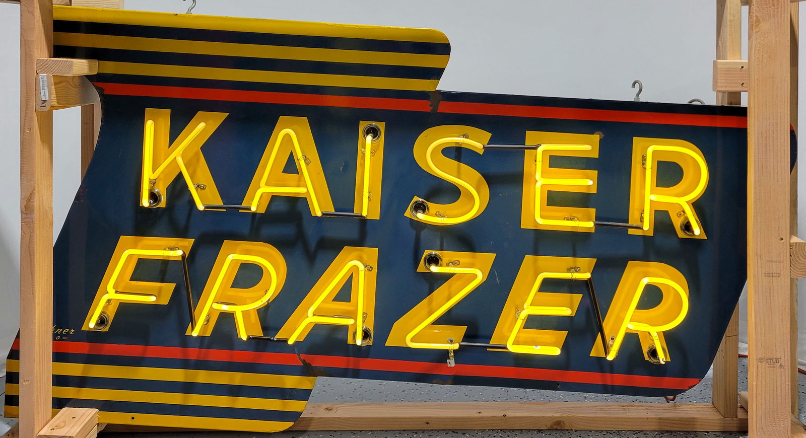 Kaiser Frazer Porcelain Neon Sign (1 of 3)