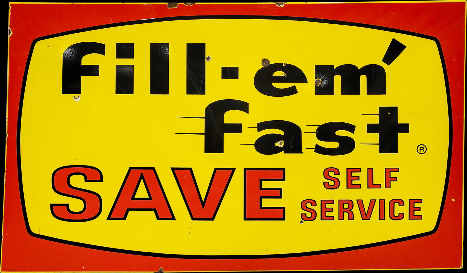 Fill -Em' Fast Save Self Service Single Sided Sign (1 of 2)