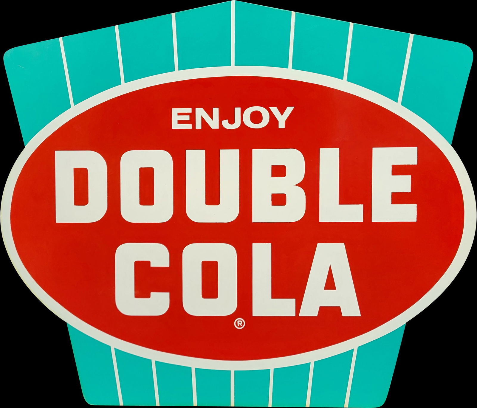Enjoy Double Cola Metal Flange Sign (1 of 3)