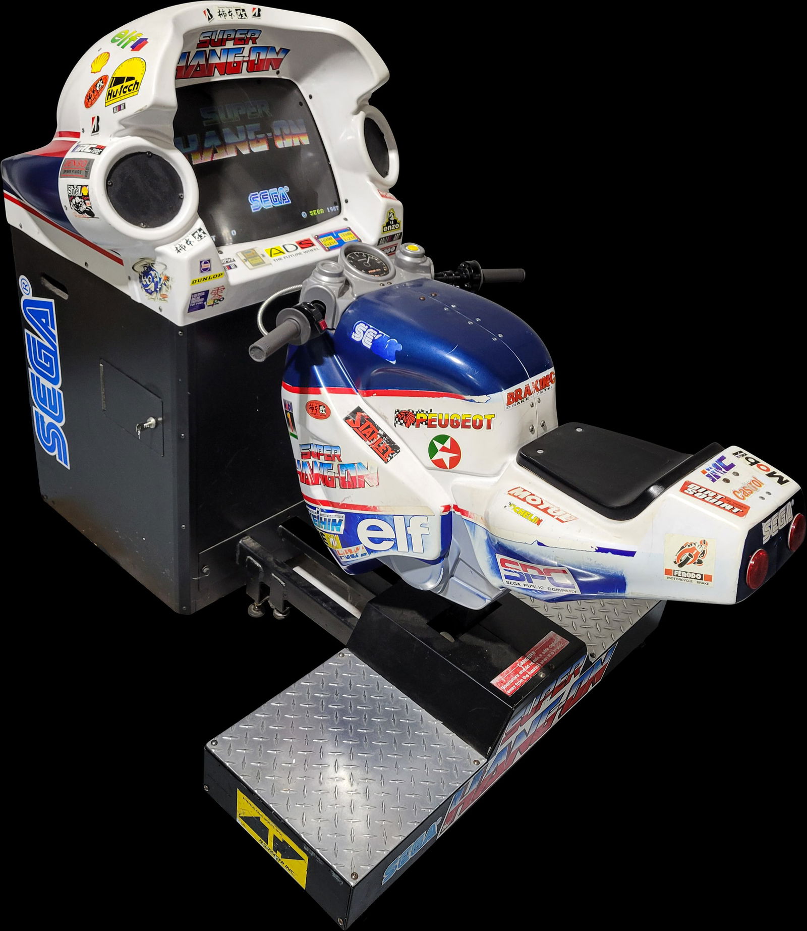 Sega Super Hang-On Motorcycle Racing Coin Op Arcade Game (1 of 4)