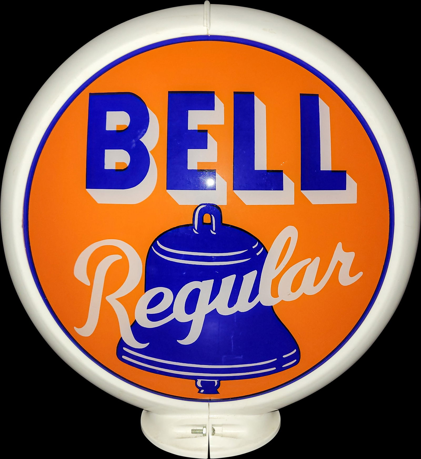 Bell Regular Gasoline 13.5" Complete Gas Pump Globe w/ Capco Body (1 of 2)