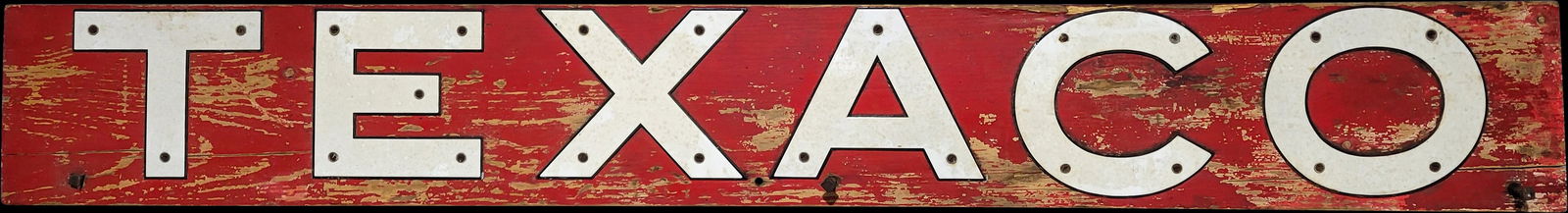 6' Texaco Gas oil Porcelain sign Letters (1 of 2)