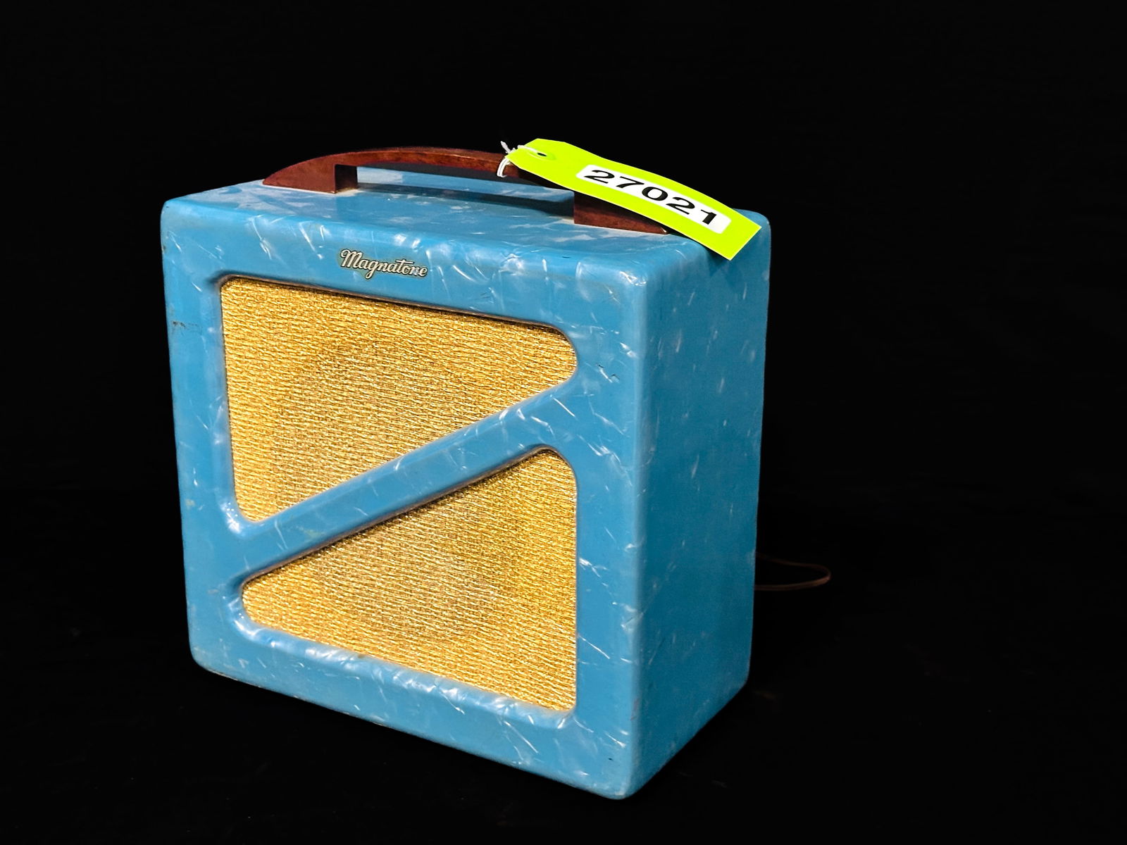 1950s Magnatone Blue tube amplifier working condition amp (1 of 3)