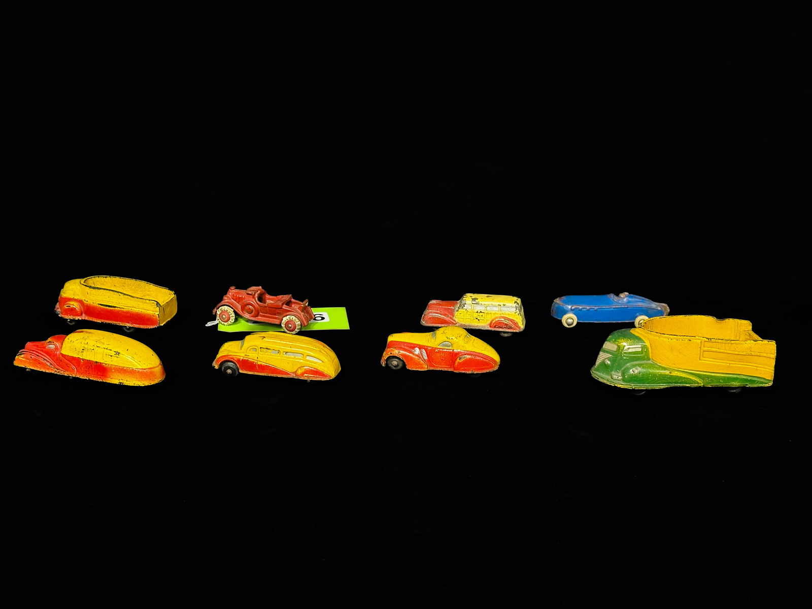 Sun rubber cast iron toy cars truck wagon (1 of 2)