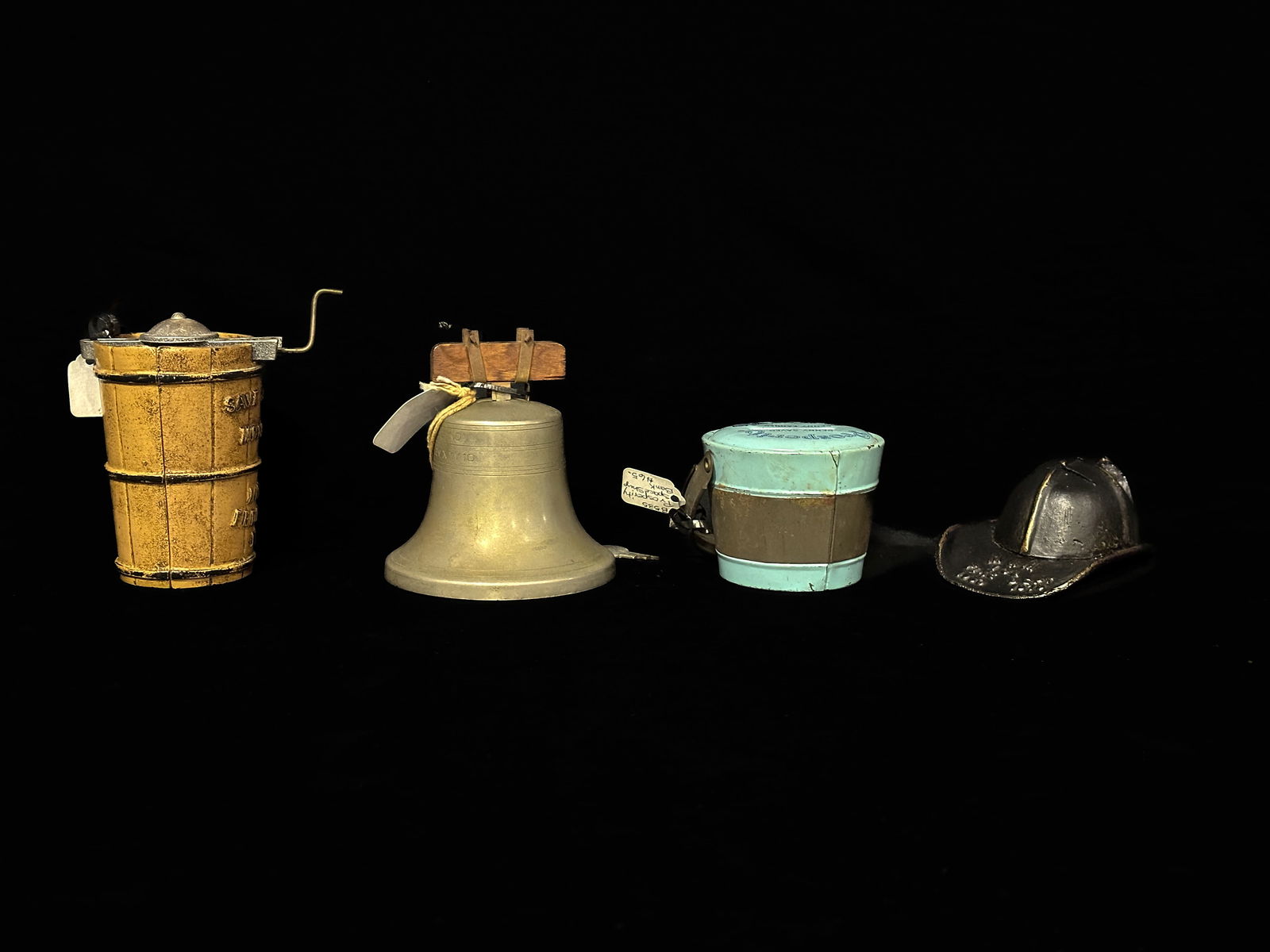 Fire Department bank Liberty Bell bank Ice Cream Bank Prosperity Coin bank (1 of 2)