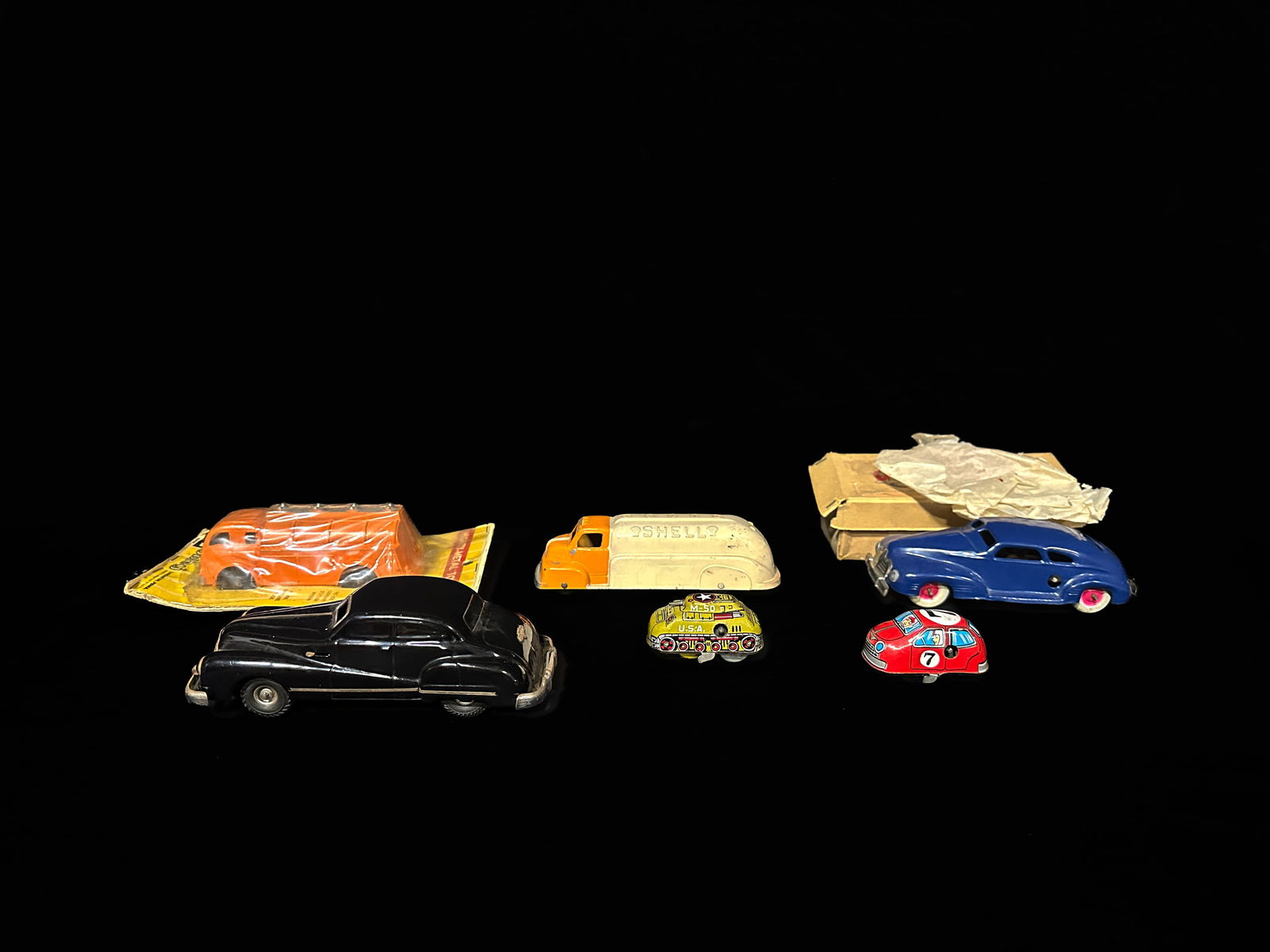 Hubley Fire engine Schuco Friction Shell Tootsie Toy Occupied Japan toy (1 of 2)