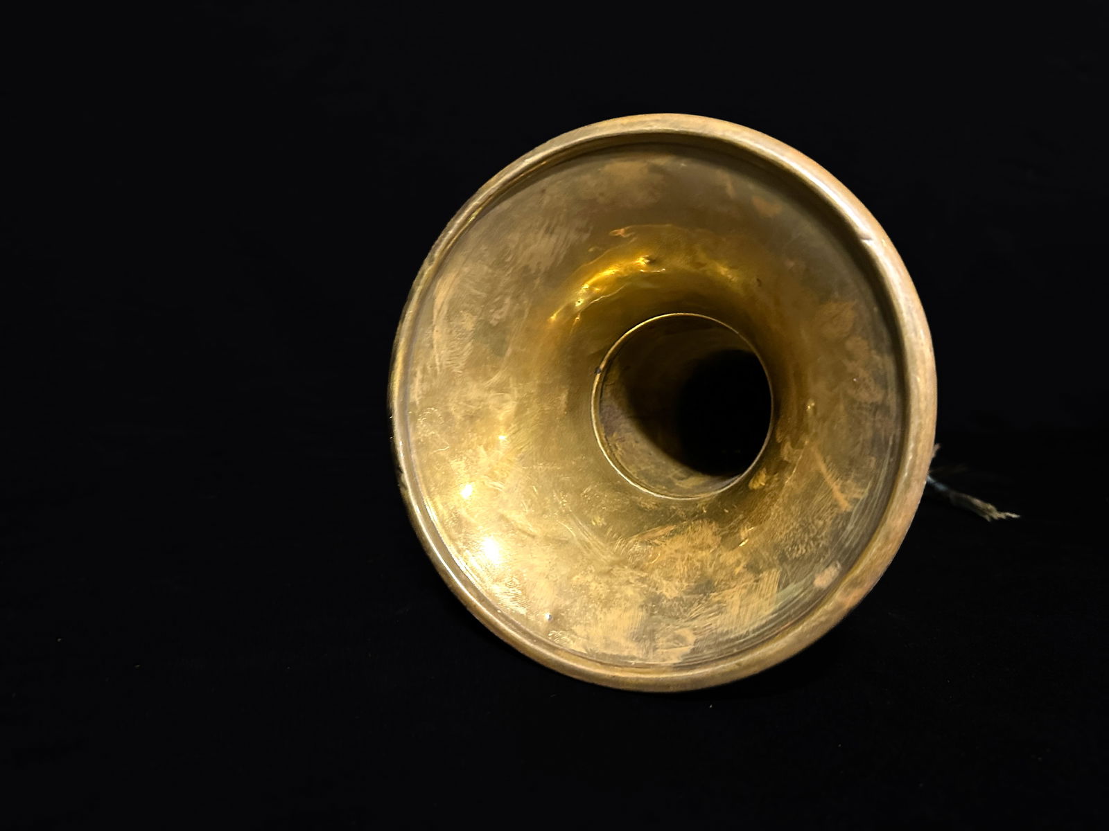 Fire Chief brass bugle megaphone parade horn (1 of 3)