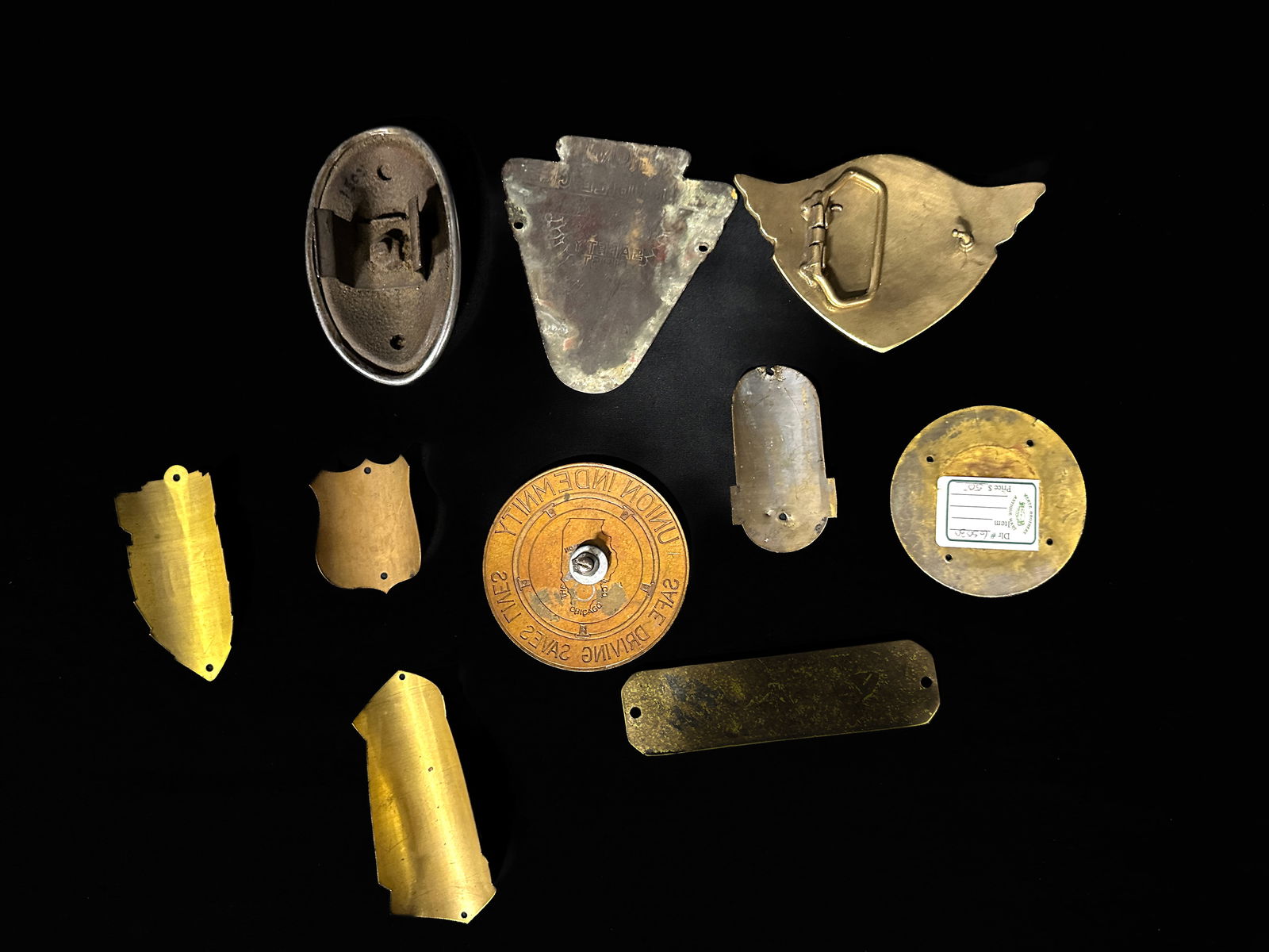 Streamliner Marathon Aero Cycle Pilot Wing Houk Baldwin National Auto Club radiator bike car emblems (1 of 3)