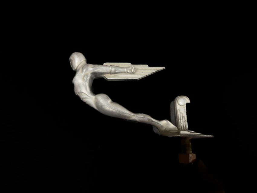 LA Laboratories Rocket Man Mascot bonnet hood ornament emblem (1 of 3)