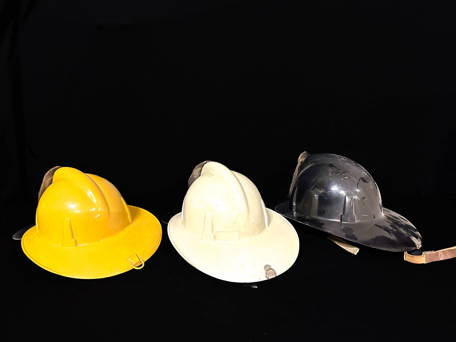 AIFD AFD Fire department plastic helmet 249 and 1. (1 of 2)