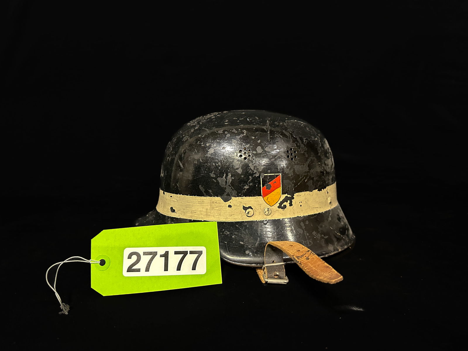 WWII World War II German Fire brigade helmet (1 of 2)