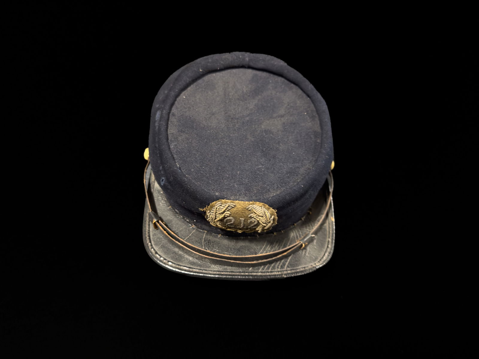 Cloth military war hat made around 1900 JH Wilson Philadelphia (1 of 3)