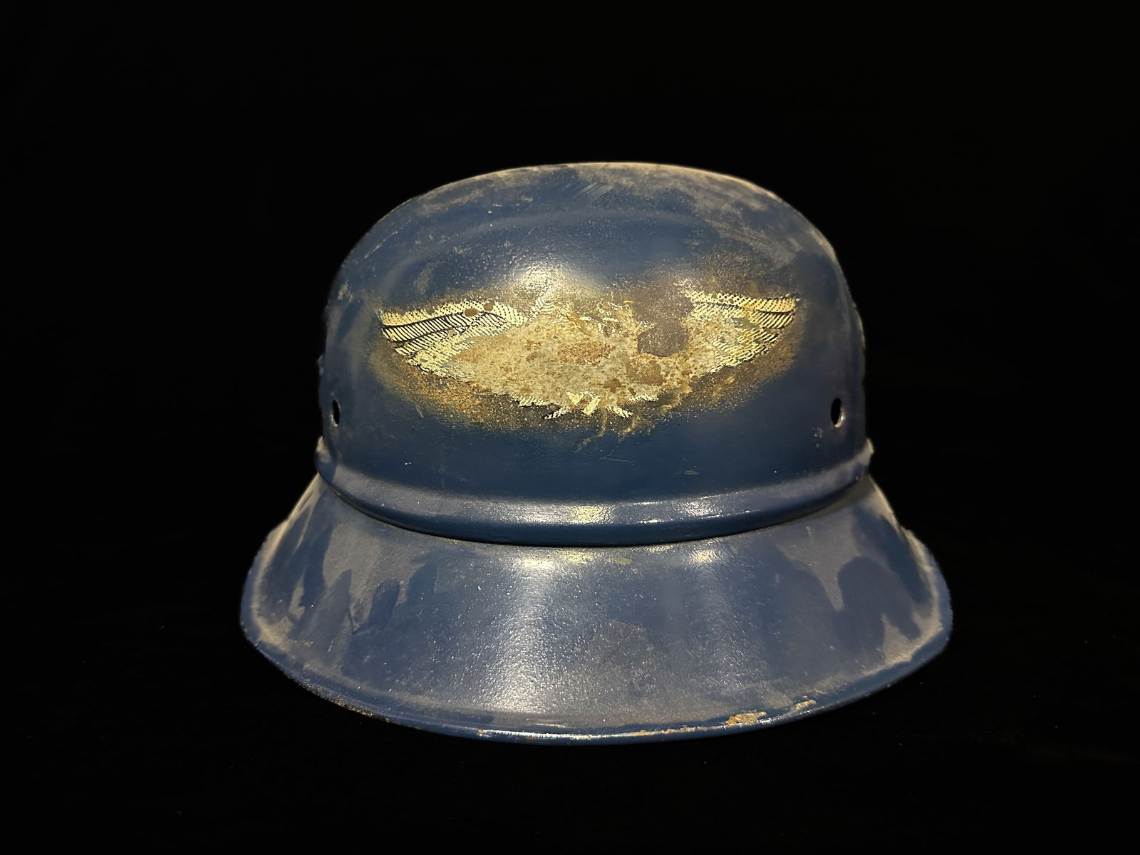 German WWII World War 2 cast helmet (1 of 3)