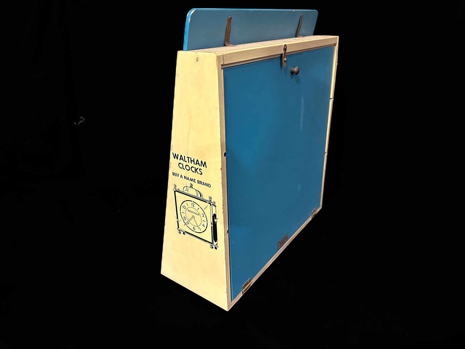 Waltham Clocks Watch co since 1850 display cabinet (1 of 2)