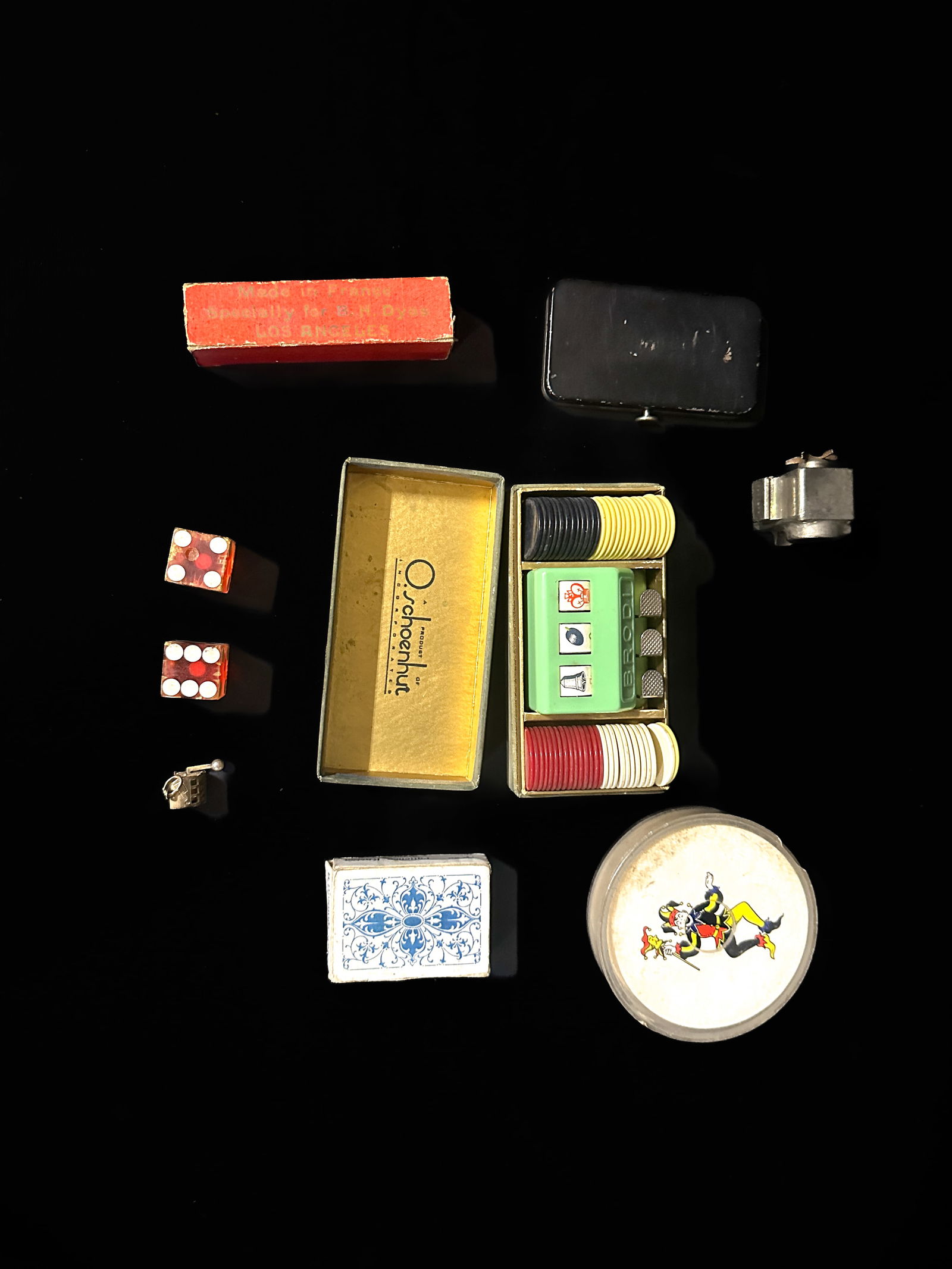 Brodi gambling game Knight brand cards Veeder counter Demley Auto Dice slot machine Karten cards (1 of 3)