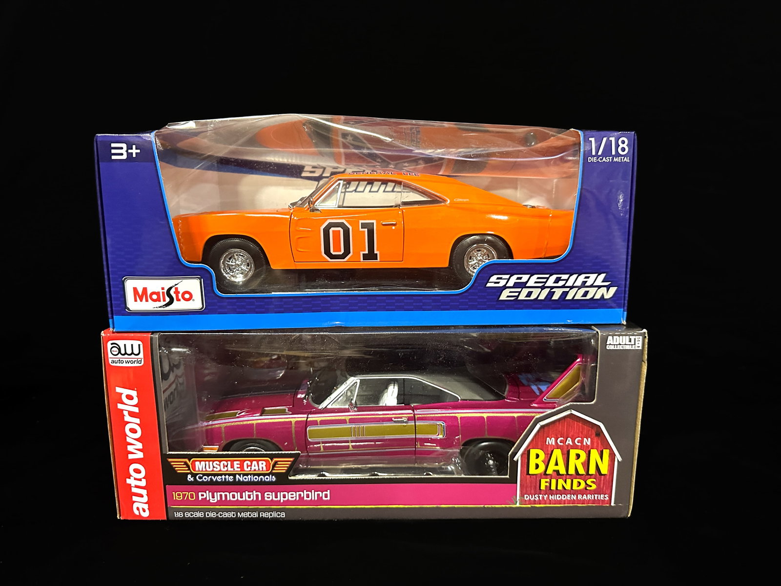 Maisto Dukes of Hazard Dodge charger 1970 super bird MCACN barn finds auto world: Maisto Dukes of Hazard Dodge charger 1970 super bird MCACN barn finds auto world. PLEASE NOTE, THERE IS ONLY ONE WAY TO PAY FOR ONLINE ITEMS IN THIS AUCTION WHICH IS THROUGH LIVE AUCTIONEERS. THIS IS 