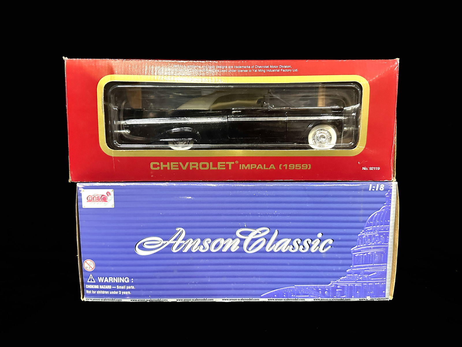 Anson Classic 1953 Cadillac Eldorado 1959 Chevrolet Impala model car (1 of 3)