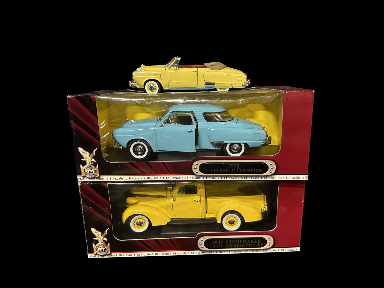 Road Signature 1950 Studebaker Champion 1937 Coupe Express pick up Danbury Mint 1950 champion (1 of 2)