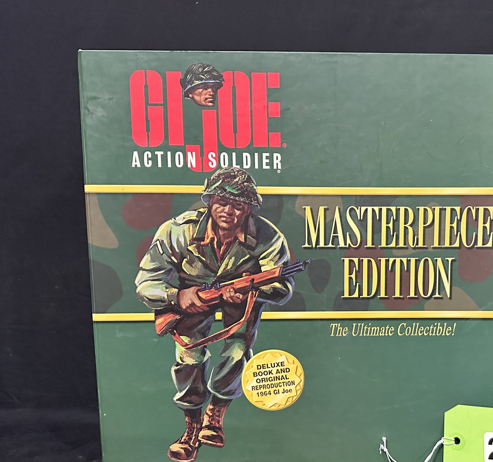 Gi Joe Masterpiece Ultimate Collective action African American solider: 1996 GI Joe African American solider masterpiece edition Chronicle/Hasbro. PLEASE NOTE, THERE IS ONLY ONE WAY TO PAY FOR ONLINE ITEMS IN THIS AUCTION WHICH IS THROUGH LIVE AUCTIONEERS. THIS IS THE MOS