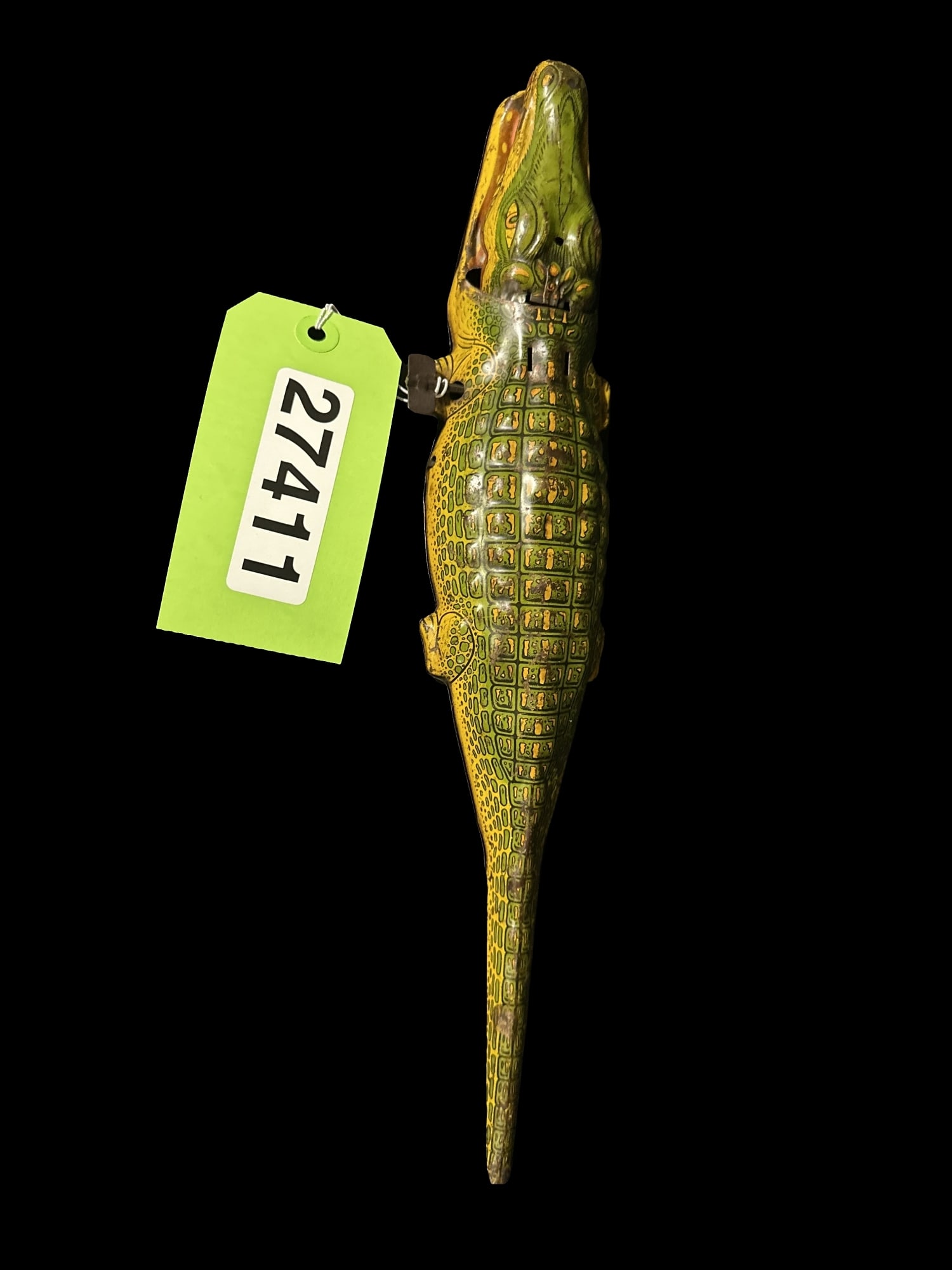 1950s tin Marx wind up alligator toy (1 of 2)