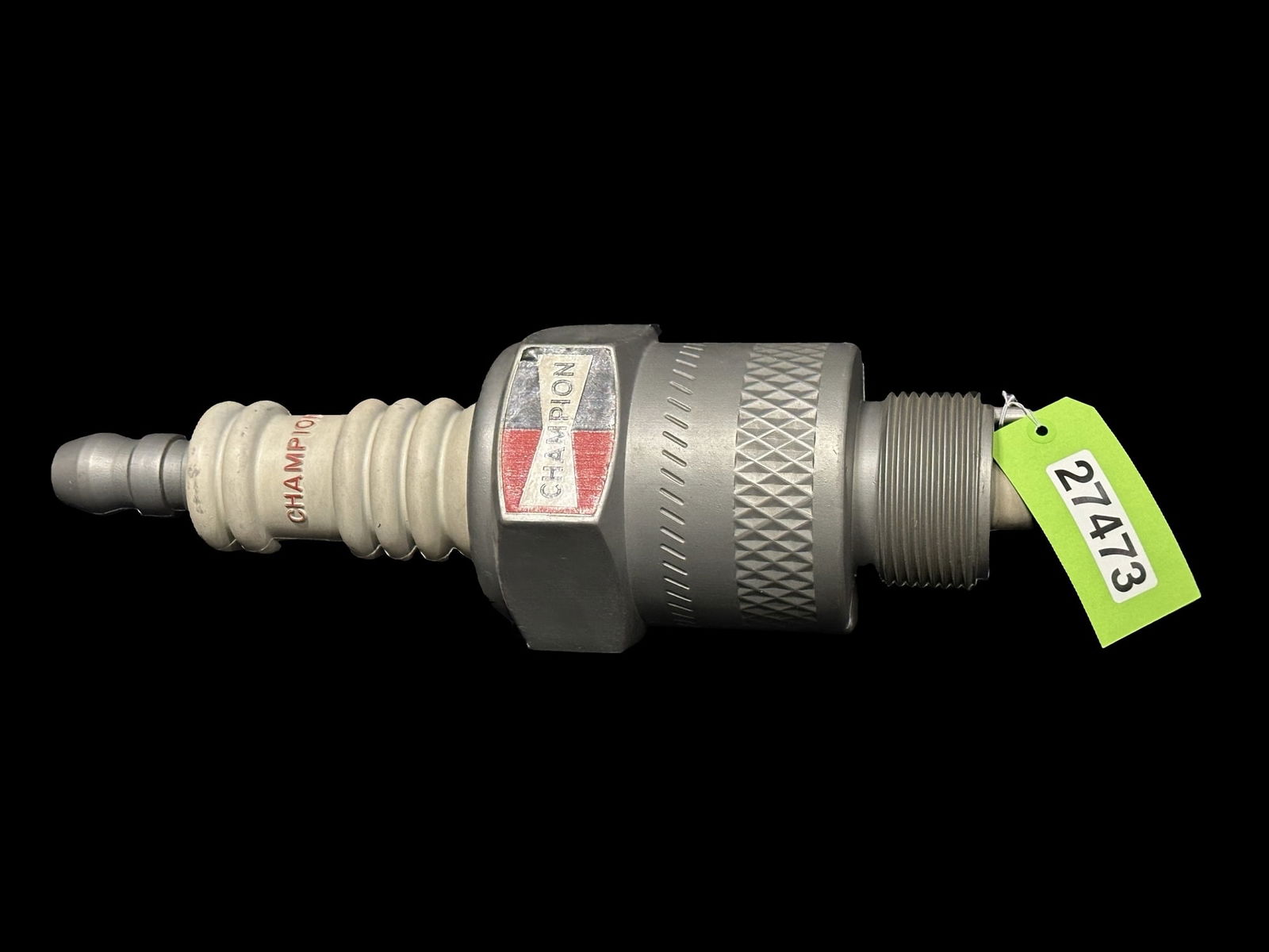 Champion spark plug plastic hanging display (1 of 2)