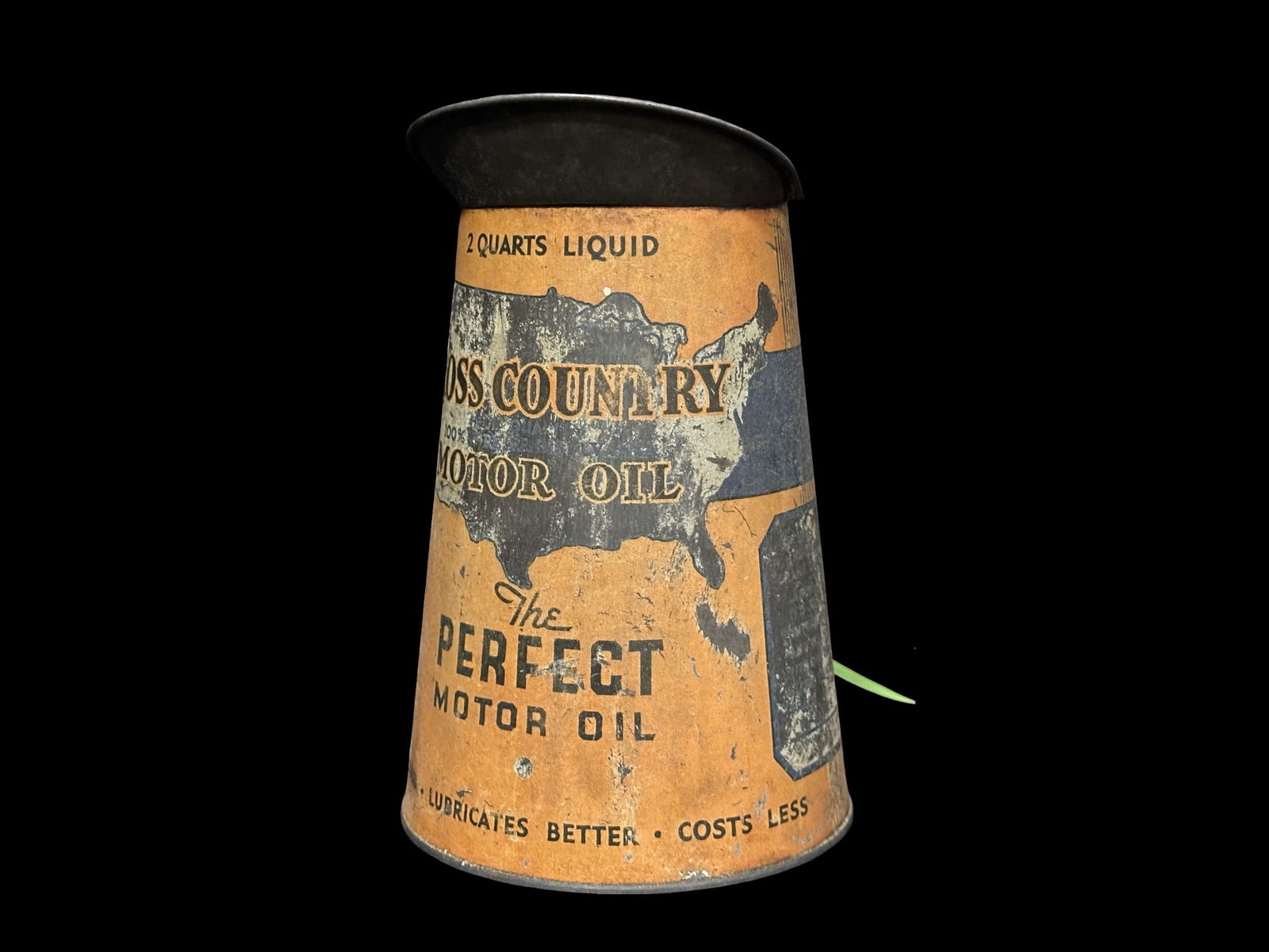 Cross Country 100% motor oil the perfect motor oil can (1 of 2)